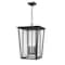 Z-Lite Seoul 3 Light Outdoor Chain Mount Ceiling Fixture, Oil Rubbed Bronze & Clear 571CHXL-ORB - alternate 1